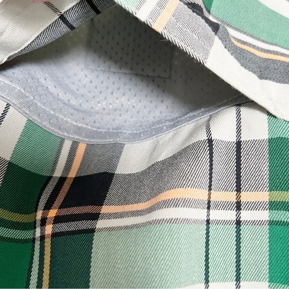 NWT Wrangler Short Sleeve Plaid Outdoor Utility Shirt-Green Black-XL - Picture 11 of 16